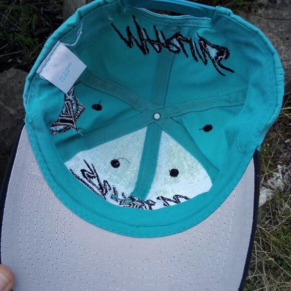 Vintage 90s Florida Marlins Two Tone Snap Back Hat - Picture 6 of 7